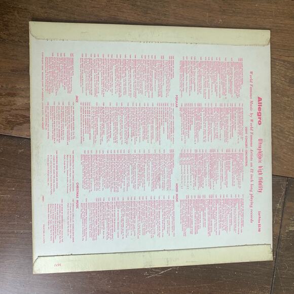 The Royale Dance Orchestra Popular Mood Music For Young Lovers Allegro Records - Picture 4 of 4